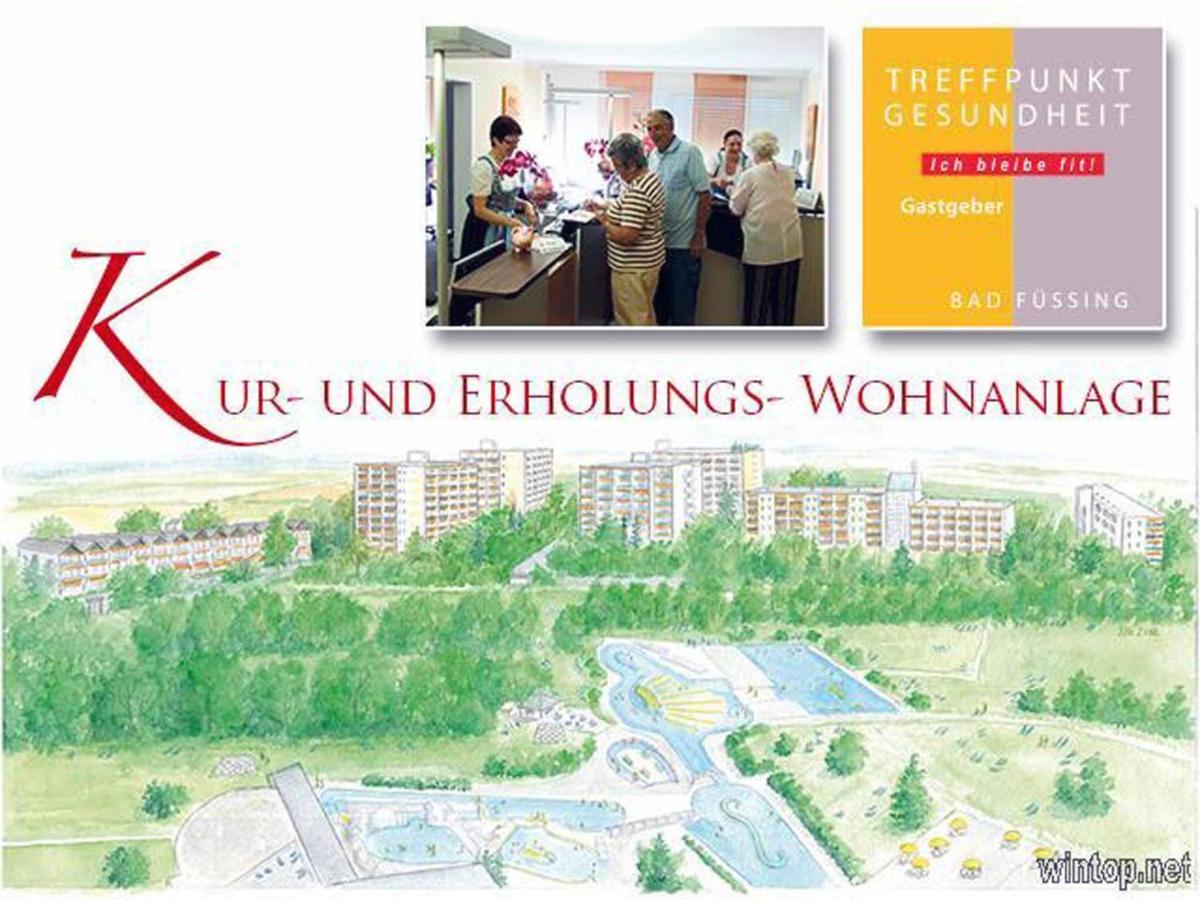 Kur- Und Erholungs-Wohnanlage Neben Dem Johannesbad Bad Füssing Kültér fotó
